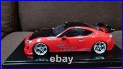 JDM Sport Car Legend TOYOTA 86 ZN6 W WORK Drift Custom Assembled Model Kit 124