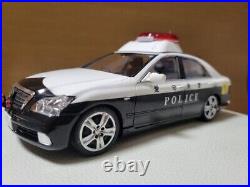 JDM VIP Car Legend TOYOTA CROWN POLICE CAR Aichi Police Assembled Model Kit 124