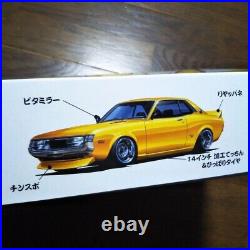 JDM vintage Car Legend TOYOTA CELICA 1600GT Street Custom Model Kit 124 New