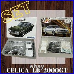 JDM vintage Legend Car TOYOTA CELICA LB 2000GT 2 × Model Kits 124 Set NEW