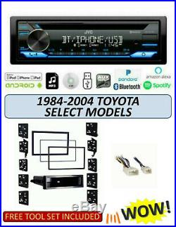 JVC KD-TD71BT Stereo Kit for 1984-2004 TOYOTA Select Models, BLUETOOTH ALEXA