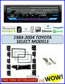 JVC KD-X370BTS Stereo Kit for 1984-2004 TOYOTA Select Models, SIRIUS XM ALEXA