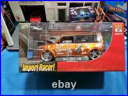 Jada Toys Die Cast 124 Import Racer Garage WorxMetal Model Kit Orange Scion xB