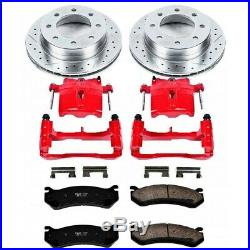KC3053 Powerstop 2-Wheel Set Brake Disc and Caliper Kits Front for Toyota Camry