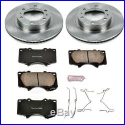 KOE137 Powerstop Brake Disc and Pad Kits 2-Wheel Set Front New for 4 Runner
