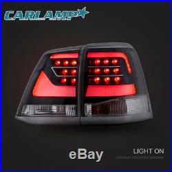 LED Smoked Tinted 2016 Model Tail Lights For Toyota Land Cruiser 2008-2011