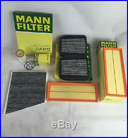 Mann-filter Filter Set Ölfilter Aktivkohle Luftfilter Mercedes W211 E500 225 Kw