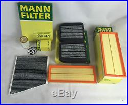 Mann-filter Filter Set Ölfilter Aktivkohle Luftfilter Mercedes W211 E500 225 Kw