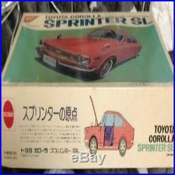 Nichimo 1/20 Toyota Corolla Sprinter SL Motorized Red Plastic Model Car retro
