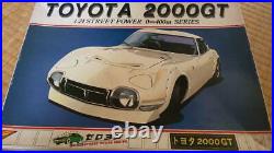 Nichimo Toyota 2000GT 1/24 Street Powar Zeroyon Series Plastic model Rare