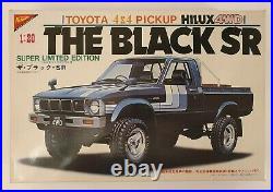Nichimo Toyota 4x4 Pick Up Hilux 4wd The Black Sr 1/20 Model Kit