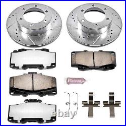 Powerstop K1233-36 2-Wheel Set Brake Disc and Pad Kits Front for 4 Runner Tacoma