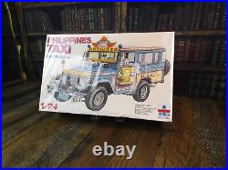 RARE Brand New Sealed ESCI PHILIPPINES TAXI TOYOTA BJ-44 1/24 MODEL CAR 3028