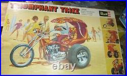 REVELL H-1223 1968 TRIUMPHANT TRIKE MOTORCYCLE KIT 1/8 McM SOLD AS SEEN