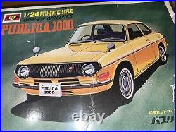 Rare Vintage Retro 1/24 Scale TOYOTA PÚBLICA 1000 Vintage Model Kit ODK Japan