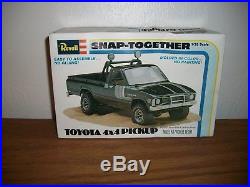 Revell Kit # 6205 1979 Toyota 4x4 pickup, Snap-Together 1/25 scale
