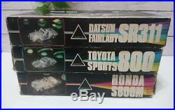 Set 3 Nitto Crystal Pkastic model kit Toyota S800 / Honda S800 / DATSUN SR311