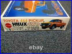 Shipping Free Vintage Nichimo 1/20 Toyota Pickup Hilux 4wd Kit + Motor Nib