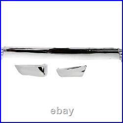 Step Bumper For 1996-1998 Toyota 4Runner Rear Chrome with Bumper Ends