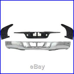 Step Bumper Kit For 2007-2013 Toyota Tundra Rear With Bumper Step Pad 4Pc