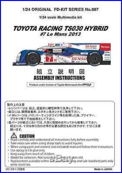 Studio27 FD24007 124 Toyota TS030 Hybrid Hybrid LM2013 #7 resin kit