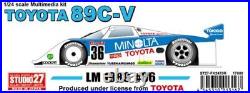 Studio27 FK2470R 124 Toyota 89C-V Minolta LM 1989 Multimedia Kit NEW