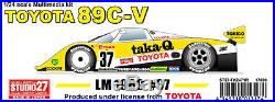 Studio27 FK2471R 124 Toyota 89 C-V taka-Q LM'89 Original model car kits