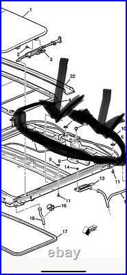 Sunroof Repair Kit with Lift Arm for Toyota Avalon Camry Highlander Rav4 Solara