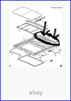 Sunroof Repair Kit with Lift Arm for Toyota Avalon Camry Highlander Rav4 Solara