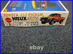 Super Rare! Vintage Nichimo 1/20 Toyota Pickup Hilux 4wd Kit + Motor Nib