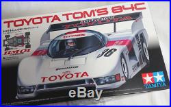 TAMIYA 1/12 RC Toyota Tom's 84C RM-01 Chassis Model Kit 58509 from Japan F/S