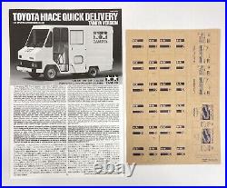 TAMIYA 1/24 Sports Car Series TOYOTA Hiace Quick Delivery (Tamiya Spec.) No. 332