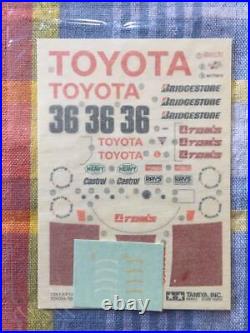 Tamiya 124 Scale Toyota Tom's 84C Car Automotive Plastic Model Kit Unassembled