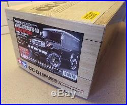 Tamiya 58564 Toyota Land Cruiser Black Body RC Car Kit (CAR WITH ESC) NEW BOXED