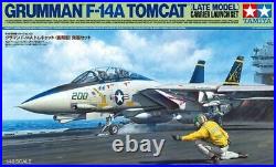 Tamiya 61122 1/48 Scale Grumman F-14A Tomcat Late Model Carrier Launch Model Kit