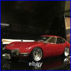 Toyota 2000gt Model Car Rare Collectible Diecast Red Autoart 1/18 Rare Hobby