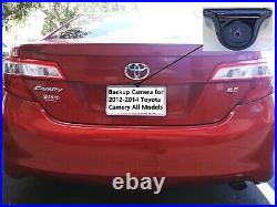 Toyota Camry L LE SE XLE Rear Backup Camera Kit for 2012, 2013, 2014 Plug & Play