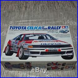 Toyota Celica GT-FOUR Rally RC Model Kit 110 Scale Tamiya From Japan Excellent
