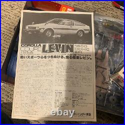 Toyota Corolla levin Liftback 1/20 scale model kit