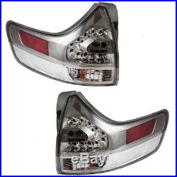 Toyota Sienna SE Kit Rear Outer Inner Tail Light 4 Piece Clear lens Lamp Genuine
