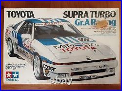 Toyota Supra Turbo Gr. A Racing Model Kit, 1/24 Scale, Tamiya 24076, Vintage 1988