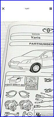 Toyota Yaris Front Fog Light Kit Fits 3 Door 5 Door Models 1999 to 2003
