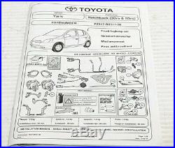 Toyota Yaris Front Fog Light Kit Fits 3 Door 5 Door Models 1999 to 2003