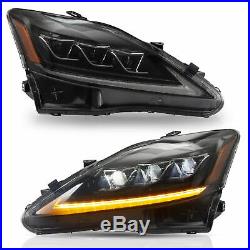 VLAND LED Headlight for Lexus IS250 IS350 IS 220d IS F Model Turn Signal Lamp
