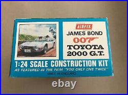 Vintage Airfix James Bond 007 Toyota 2000GT 124 Pattern 723 1968 Unused RARE