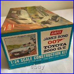 Vintage Airfix James Bond Toyota 2000GT You Only Live Twice STARTED