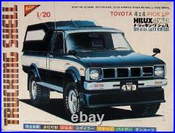 Vintage Nichimo 1/20 Toyota 4X4 Pick Up Hilux 4WD Trucking Shell Model Kit Rare