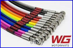 WG Rear Braided Brake Hose Kit for Toyota Glanza 1.3T EP91 (1996-99) Models